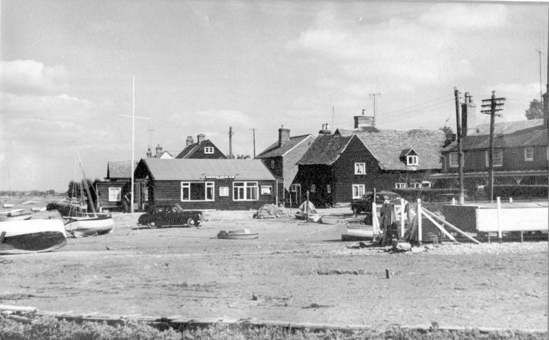  Dabchicks Sailing Club - first clubhouse, opened in 1955 and replaced 1961-63. 
Cat1 Mersea-->Old City & the Hard Cat4 Dabchicks