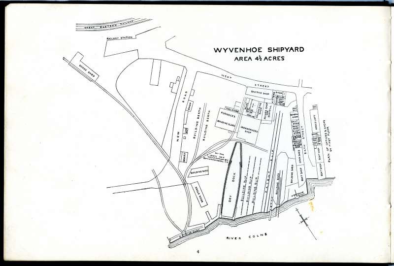 Forrestt & Co., Ltd. Catalogue 1905 Page 4 map of Wivenhoe Shipyard 
Cat1 [Not Set] Cat2 Places-->Wivenhoe-->Shipyards