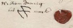 3003. ID COR2_010_001 Signature of Wm Dunning from his will. In his will, William Dunning left £15 to Mary Dunning of Mersea Island (daughter of his brother Richard Dunning and ...
Cat1 Museum-->Papers-->Other