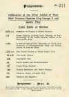 22. ID MMC_P714A_003 Silver Jubilee Celebrations. West Mersea.
Time Table of Events.
Cat1 Books-->Coronation and Jubilee