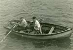 268. ID RG19_047 Jack Cudmore, Ted Woolf.
West Mersea Town Regatta around 1950.
Cat1 Mersea-->Regatta-->Pictures