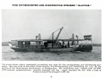  Fir extinguishing and disinfecting steamer CLAYTON built for Mozambique Government. Forrestt & Co. Ltd., 1905 Catalogue, Page 61. Completed 1904.  BF73_001_079_062