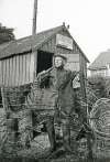 73. ID BOXB3_125_001_001 The oysterman George Stoker of West Mersea before the 'offoce' of the Stags Head Oyster Fishery Company. A wartime picture - there is barbed wire in the ...
Cat1 People-->Fishermen and Seamen Cat2 Oysters-->Pictures Cat3 Oysters-->Pictures Cat4 Families-->Stoker / Brown