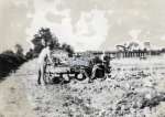  Ted Martin operating a 'Wiles' motor plough. This was made before 1918.
 From Album 3.  FL03_014_001