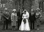 106. ID FL05_031_002 Wedding of Patrick Goswell and Jennifer Hewes.
L-R ?, ?, Patrick Goswell, Jennifer Goswell, Burton Hewes, Ella Hewes
22 Sept 1962 Patrick Goswell 24 ...
Cat1 Families-->Hewes