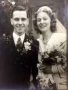  Bill Brunt and Margaret 'Peggy' Calver, married in Messing in 1947. Peggy was a teacher at West Mersea School during WW2, from August 1940 to December 1946.  RG23_201