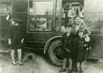 400. ID PBC_008_003 Co-op butchers delivery van at Hardys Green, Birch, 1939 or 1940.
L-R 1. Alice Wayman ?, 2. Roy Hattersley, 3. Mrs Birtha Smith, 4. Olive Hattesley. Roy ...
Cat1 Birch-->Hardy's Green Cat2 War-->World War 2 Cat3 War-->World War 2