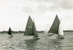 91. ID AN03_022_003 West Mersea Town Regatta 1947. MFOB (Mersea Fishermen's Open Boat) CK85 MANABS Wilf Carter. CK111 WINNIE owned by George Stoker (built Brightlingsea 1920)
Cat1 Yachts and yachting-->Sail-->Small yachts / dinghies Cat2 Families-->Stoker / Brown