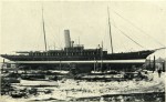 908. ID BF69_001_033_006 Steam Yacht ROSABELLE on slipway. 614 tons (Thames Measurement) [from page 44]. From Aldous catalogue, c1936
From Lloyd's Yacht Register 1935: Official No. ...
Cat1 Places-->Brightlingsea-->Shipyards Cat2 Yachts and yachting-->Steam