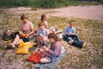  Visit to Mersea by Literacy Support Centre, St John's Green School, Colchester.
 We had our picnic on the beach. It was fun.  PAT_1986_SCH_201