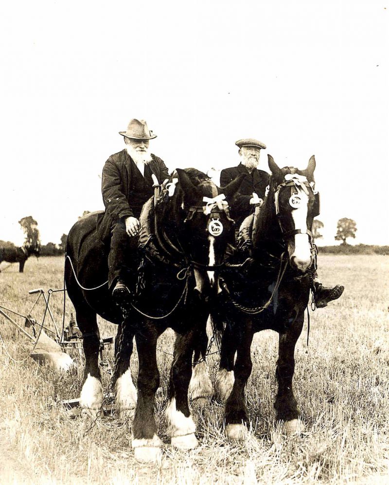 20. ID BJ25_003 Ploughing Match 1928 - Bob Burgess and Nathan Cudmore [or SS08 says Nathan Mole]
See  ...
Cat1 Farming Cat2 People-->Other