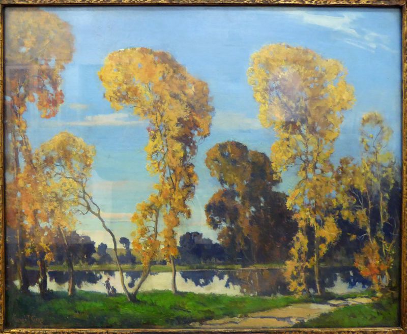  The bend of the river. Painted by Lewis Taylor Gibb.

Originally lent by Sir Alfred J. Rice Oxley, CBE, MD, JP


Oil on canvas. The painting is behind glass, in a substantial frame.

Donated to Mersea Museum by Leighton House Museum, Royal Borough of Kensington and Chelsea, in 2018.

 
Cat1 Art-->Other Artists