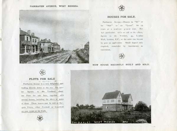  Beautiful Mersea - Garden Farm Estate brochure. Page 15.

Fairhaven Avenue.

The Gables - new house recently built and sold 
Cat1 Museum-->Papers-->Estates-->Other Cat2 Mersea-->Developments