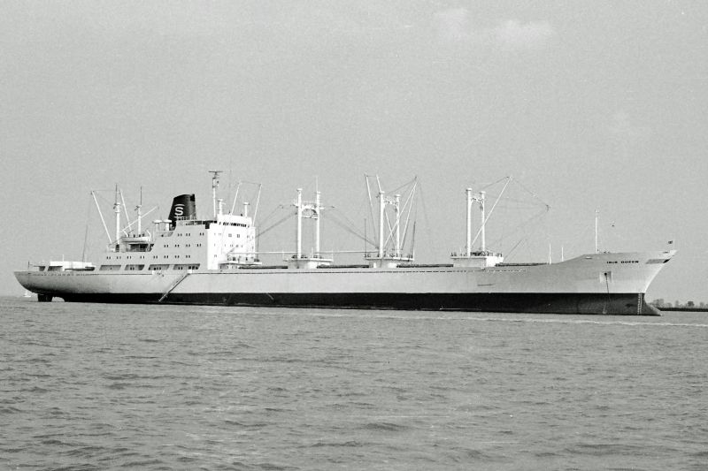 IRIS QUEEN laid up in River Blackwater Date: 12 September 1976.