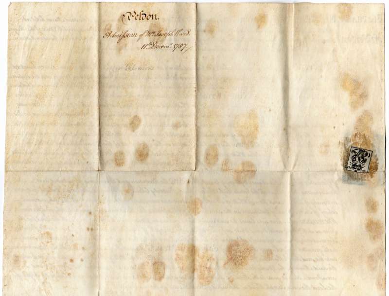  Document from Deeds of Sleyes, Peldon

Peldon Manor Court Baron Admission of Joseph Ward to the property.

For a transcription of the document, see  ...
Cat1 Places-->Peldon-->Buildings