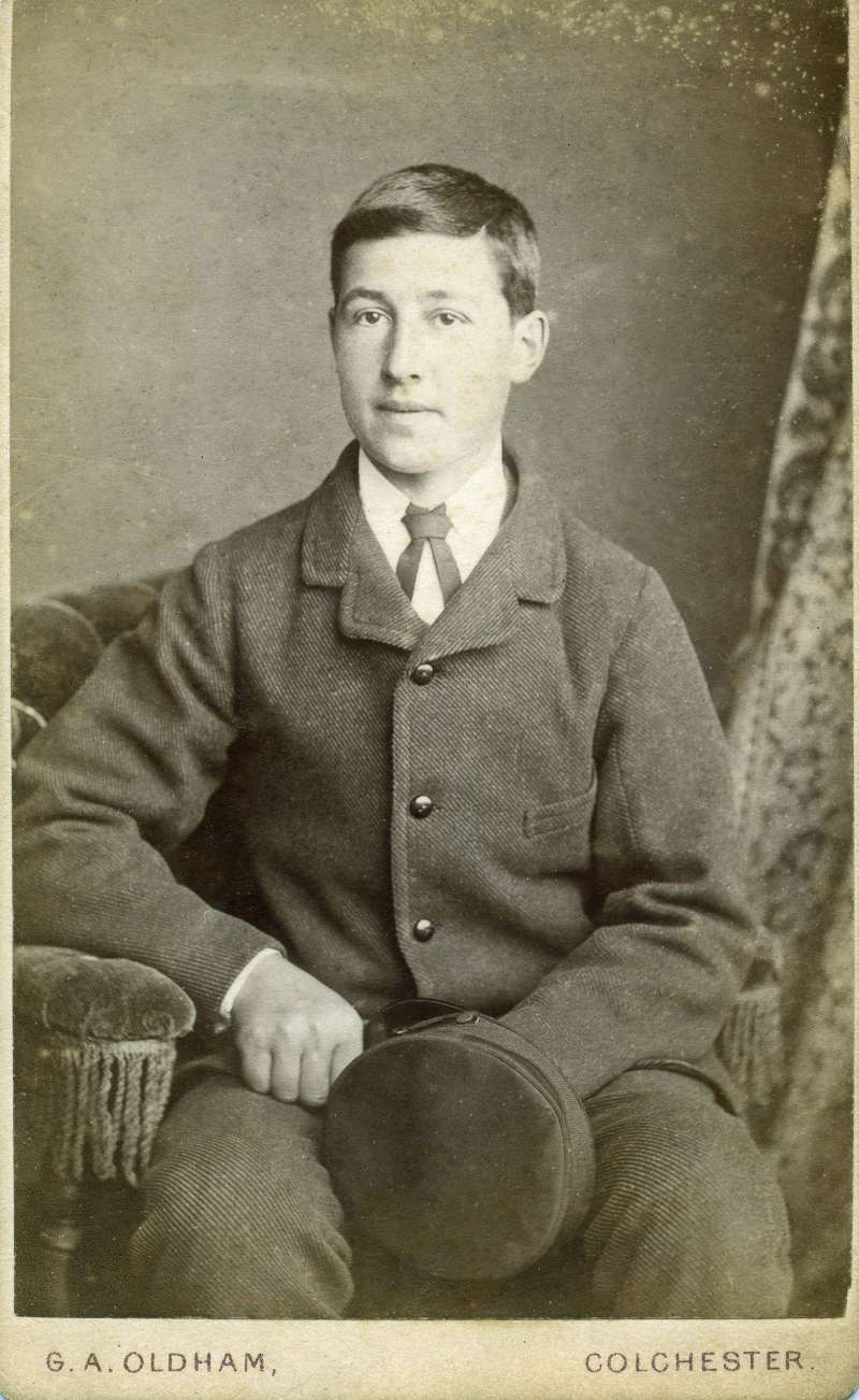  Charles Brown. Photo G.A. Oldham, Colchester.

Andrew says: He is sitting in the same chair as a photo of his mother (Esther Bines, born 1842 -  ...
Cat1 Families-->Stoker / Brown