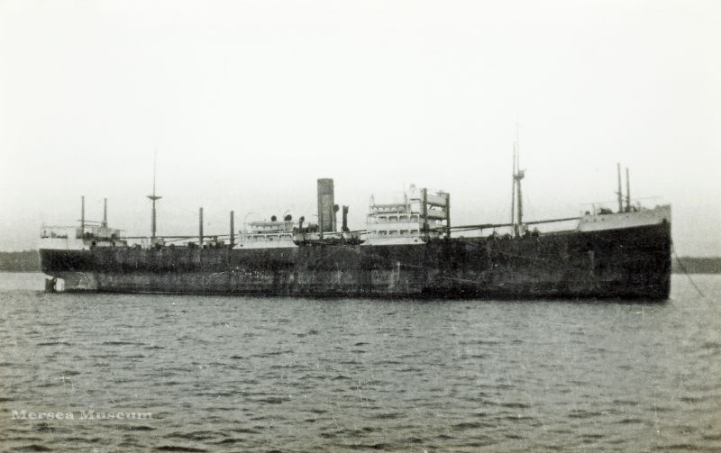 MONTGOMERYSHIRE - thought to be whilst she was laid up in the River Blackwater. She made two visits c5 July 1927 to c2 Dec 1927 and 24 April 1928 to 26 May 1928. Built 1921 as WAR VALOUR, bombed and sunk 29/30 August 1941. Date: cMay 1928.