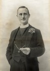  Reverend Charles Pierrepont Edwards, M.C., Vicar of West Mersea 1898-1946. Photograph loaned by West Mersea Parish Church.
 Old Spiery, Mersea's Fighting Parson by Mary Stevens, is a biography of Pierrepont Edwards, available in the Museum shop.  IA004390