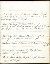  Edith Smith Diary.
<table>
<tr><td width=15%><b>Date</b></td><td width=50%><b>Diary entry</b></td><td><b>Notes</b></td></tr>
<tr><td width=15%>8 Mar 1896</td><td width=50%>London bus come to Mersea March 8th 96 went to Colchester first time Mar 11th 1896 went away May 18th 1896</td><td></td></tr>
<tr><td width=15%>6 Apr 1896</td><td width=50%>Louis Farthing & Rose Whiting James Whiting & Ada Gosling married Apr 6th 1896 the first one Fred Banks was clerk for</td><td></td></tr>
<tr><td width=15%>27 May 1896</td><td width=50%>Thos Boley left Mersea May 27th 1896 come back again to Mersea Nov 24th 1896</td><td></td></tr>
<tr><td width=15%>19 Jul 1896</td><td width=50%>Rowland Green & Laura Cook married July 19th 1896</td><td></td></tr>
<tr><td width=15%>27 Jul 1896</td><td width=50%>Ernest John Kinnard & Lily Pullen married July 27th 1896</td><td></td></tr>
<tr><td width=15%>14 Aug 1896</td><td width=50%>Charles Cock died Aug 14th 1896 buried Aug 20th 1896</td><td></td></tr>
</table>  MMC_P765_019