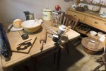 22. ID MLD_COT_005 Mersea Museum - the kitchen table inside the Cottage.
Cat1 Museum-->Exhibition Views