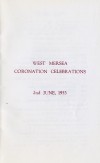 3. ID MMC_P1141E_003 West Mersea Coronation Celebrations - title page.
Cat1 Books-->Coronation and Jubilee