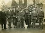 50. ID MMC_P669_011 Fire Brigade with no uniforms, in 1929 in front of Horry Martin's lorry. 
Firemen 1. Horry Martin 2.? 3. Edgar Jopson 4. Arthur Mills 5. Horry Whiting 6. Alec ...
Cat1 Mersea-->Fire Brigade Cat2 People-->Other