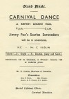 28. ID MMC_P714A_010 Silver Jubilee Celebrations. West Mersea.
Grand Finale Carnival Dance at British Legion Hall. Jimmy Fox's Scarlet Serenaders.
Cat1 Books-->Coronation and Jubilee