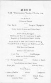  T.S.S. DEMOSTHENES Menu.
 From papers relating to Ernest Appleton.  PBIB_APP_233