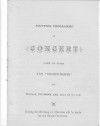  T.S.S. DEMOSTHENES Souvenir Programme of Concert.
 From papers relating to Ernest Appleton.  PBIB_APP_240