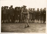  Opening of new East Mersea Golf Club. Brigadier General R. Beale Colvin C.B. teeing off.  BS01_027