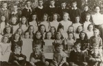  Birch School No. IV. c1914.
 Teacher Miss Hutton.
 Back row L-R 1., 2., 3., 4., 5., 6. Charlie Everitt, 7., 8.
 Second from back 1. Gertie Taylor, 2., 3. May Bell, 4. Potter, 5. Whybrow, 6. Whybrow, 7. Ida Bond, 8. Flo Partner, 9.
 Third from back 1. Edith Bambridge, 2. Violet Mead, 3. Nora Tosbel [born 1900], 4. May Pettican, 5. Ivy Sheldrake, 6., 7., 8., 9. Ettie Mead.
 Fourth from back 1. Flo Wheeler, 2. Muriel Burmby, 3. Edith Bullock, 4. Eva Partner, 5. Flo Smith, 6. Maud Fisher, 7., 8., 9.
 Front row 1., 2., 3., 4. Percy Partner, 5.  ELB_SCH_081