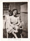 83. ID PBIB_NAV_309 Our Monkey - Jacko the monkey sitting on Edith Mussett's shoulder.
Keith Mussett returned home on deep-sea leave about 1953 with his kit bag on his back, ...
Cat1 Tollesbury-->People Cat2 Families-->Mussett