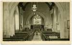  St Mary's Church, Tollesbury. Interior. Postcard published by H.S. White, High Street, Tollesbury. Not mailed.  CG11_065