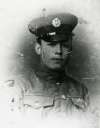 86. ID FL03_025_001 Ernie Mussett, 1919, Iraq. He worked for Appleby the Mersea butcher.
From Album 3.
Cat1 Families-->Mussett Cat2 War-->World War 1