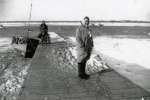 70. ID FL10_019_005 Peter French and Beryl Milgate - on the Causeway during the Big Freeze of 1963.
From Album 10.
Cat1 Weather Cat2 Mersea-->Old City & the Hard Cat3 Mersea-->Old City & the Hard