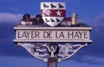 25. ID LH56_007 Village sign - Layer de la Haye. 1986.
Cat1 Places-->Layer de la Haye