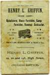 12. ID WMCG_1899_001_044 West Mersea Church Gazette back cover.
Henry L. Griffin, house agent.
Cat1 Books-->Church Gazette