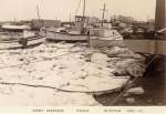16. ID AN05_004_007 Boats in the ice at West Mersea Hard in the winter of 1963.
SEADRIFT (a converted ship's lifeboat), PEDRO, Hec Stoker's EVELYN
Cat1 Weather Cat2 Mersea-->Old City & the Hard Cat3 Mersea-->Old City & the Hard