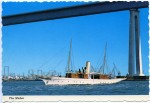 24. ID BF69_006_019 The steam yacht MEDEA, sailing under the San Diego - Coronado Bay Bridge, was launched in 1904 as a private luxury yacht. She was used by the French as a ...
Cat1 Yachts and yachting-->Steam
