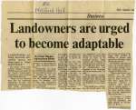  History of the Bean Family
 Landowners are urged to become adaptable. Re. Melford Hall.
 From East Anglian Daily Times  FBN_111