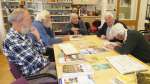 31. ID DIS2019_017 Research in the Resource Centre. L-R Tony Millatt, Mr Mortimer (Scouts), Brian Jay, Ron Green and David Cooper. Mary Neville, in the background, is listening ...
Cat1 Museum-->Publicity Cat2 Families-->Green Cat3 Families-->Green