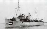 HMNLS VAN MEERLANT. Built 1920 for the Royal Netherlands Navy as a minesweeper. She escaped to Britain Holland was overrun in WW2, and was posted to Sheerness as part of the Thames Defence Flotilla. 14 March 1940 she was transferred to the Royal Navy. 
 4 June 1941 she blew up and sank near the Nore Lightship when she hit a mine. 42 crew were lost, including George Thomas Stoker from West Mersea.  WW2_GTS_007