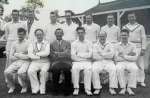 1167. ID OFH_003_001 1st XI Cricket Team, West Mersea
Back L-R 1. unknown, 2. Joe Mussett, 3. Dick Cudmore, 4. Des Carter, 5. Louis Green, 6. Winston Cock 7. Sid ...
Cat1 People-->Sport