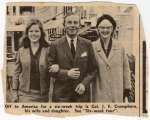  Off to America for a six-week trip is Col. J.F. Cramphorn, his wife and daughter. Diana Parker-Jervis is granddaughter of W. Burrill at Copt Hall Little Wigborough.  RTC_RPJ_015