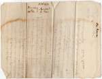  Document from Deeds of Sleyes, Peldon.
 Agreement of sale of Sleyes by Edward Ransome to John White and acknowledgement of deposit.
</p><p>For transcription see linkres,id=SLY_007_101,text=SLY_007_101;  SLY_007_002