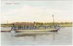 132. ID IC09_281 Steamer ANNIE at Osea Island. She ran between Maldon and Osea Island but would sometimes visit Mersea or Bradwell.
  
Postcard by Gower Ltd., Maldon ...
Cat1 Places-->Maldon Cat2 Ships and Boats-->Merchant -->Power