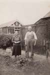 53. ID KGF_271 Edith Mary and Jacob Spurgeon in the vegetable garden beside 4 Mersea Terrace, Firs Road. There is a house here now
Cat1 Families-->Greenleaf
