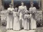  A Peldon Wedding. Ron Green believes the bridesmaid on the left is Audrey Smith, one of 4 Smith sisters from Peldon. Jean Ponder on the right.
 Audrey's sister Irene Maud Elizabeth 'Rene' Smith married Henry John 'Jack' Cudmore at Peldon 14 October 1939.
 Sister Vera Alice Smith married Ernest George 'Ernie' Hempstead at Peldon 21 Dec 1940.
 Sister Joyce Smith married Percival John Edgar Vanstone at Peldon 3 Jun 1947. There were five bridesmaids. Miss Audrey Smith (sister of bride), Miss Joan Vanstone (sister of bridegroom), Miss Jean Ponder (friend of bride), Miss Betty Vanstone (sister of bridegroom) and Miss Jacqualine Cudmore (niece of bride). - see <a href=mmphoto.php?typ=ID&hit=1&tot=1&ba=cke&rhit=1&bid=OJR_533 ID=1>OJR_533 </a> 



 Photograph donated by Pat Milgate  OJR_657