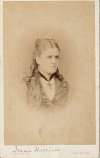 296. ID FBA_HAR_003 Jessie Harrison née Mundell, born 1818 in the East Indies. She married Reverend C.R. Harrison at Hay in Breconshire in 1852.
Cat1 Families-->Bean / May