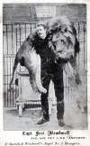  Captain Fred Wombwell and his pet lion Emperor.  WWL_MGR_020